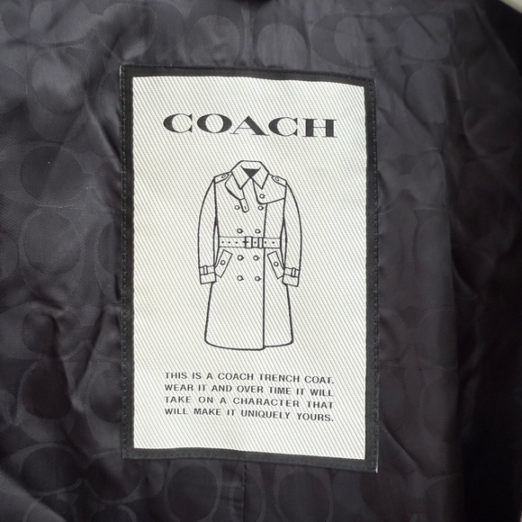 Coach Classic Beige Trench Coat - Picture 3 of 7